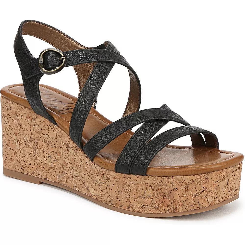 Blowfish Malibu Aurora Women's Platform Wedge Sandals, Size: 10, Black Product Image