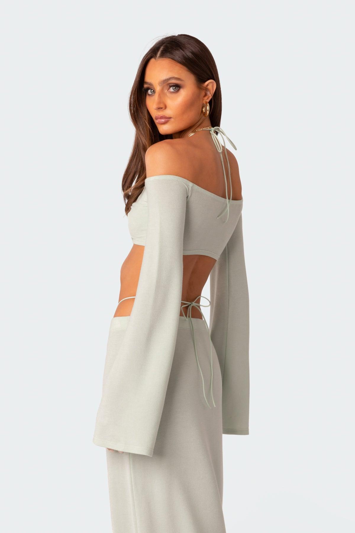 Celeste Low Rise Strap Maxi Skirt Product Image
