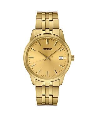 Seiko Mens Essential Gold Tone Stainless Steel Link Watch - SUR442 Product Image