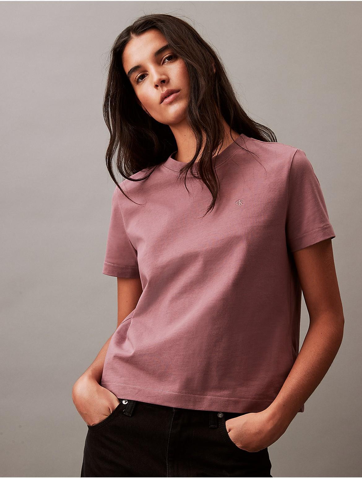 Calvin Klein Women's Archive Logo T-Shirt - Yellow - S Product Image
