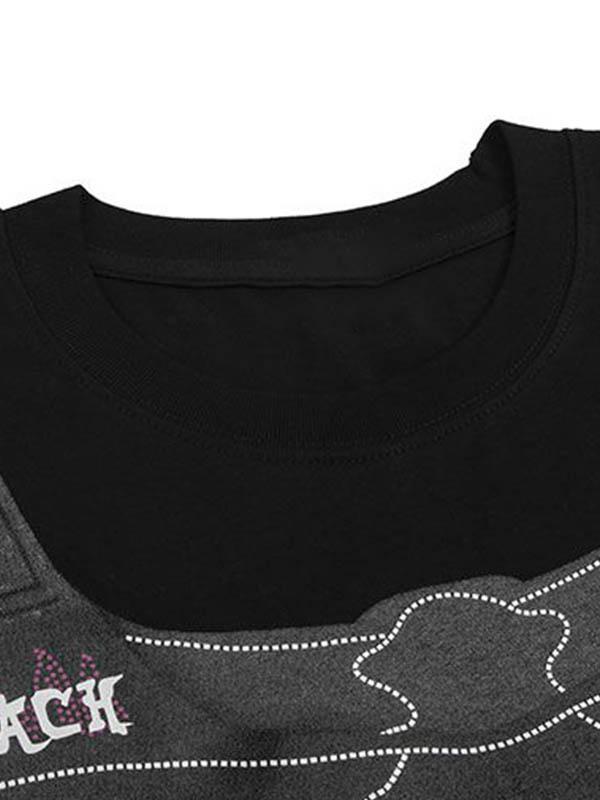 Skull Print Sports Men'S Vest Product Image
