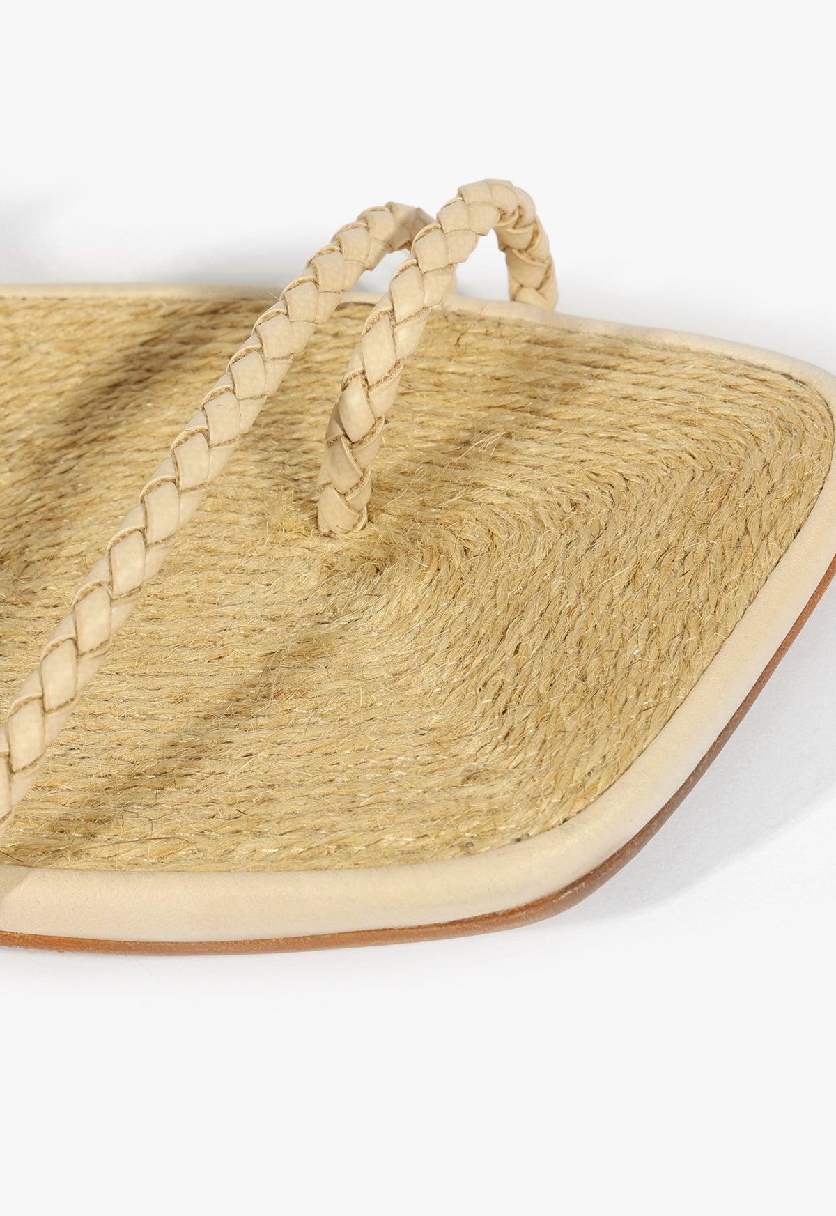 Kaya Straw Mid Sandal Product Image