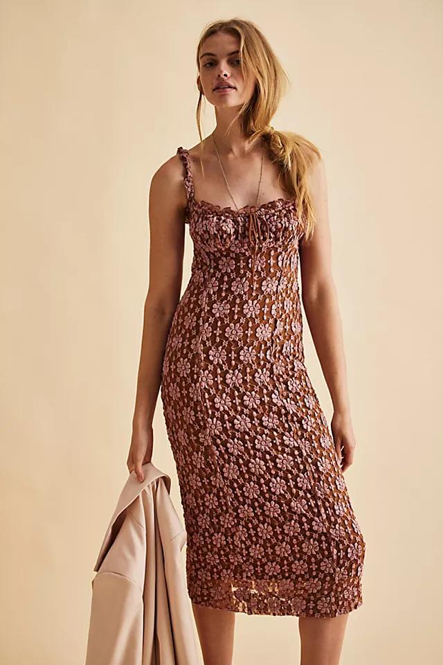 Lucinda Lace Midi Dress Product Image
