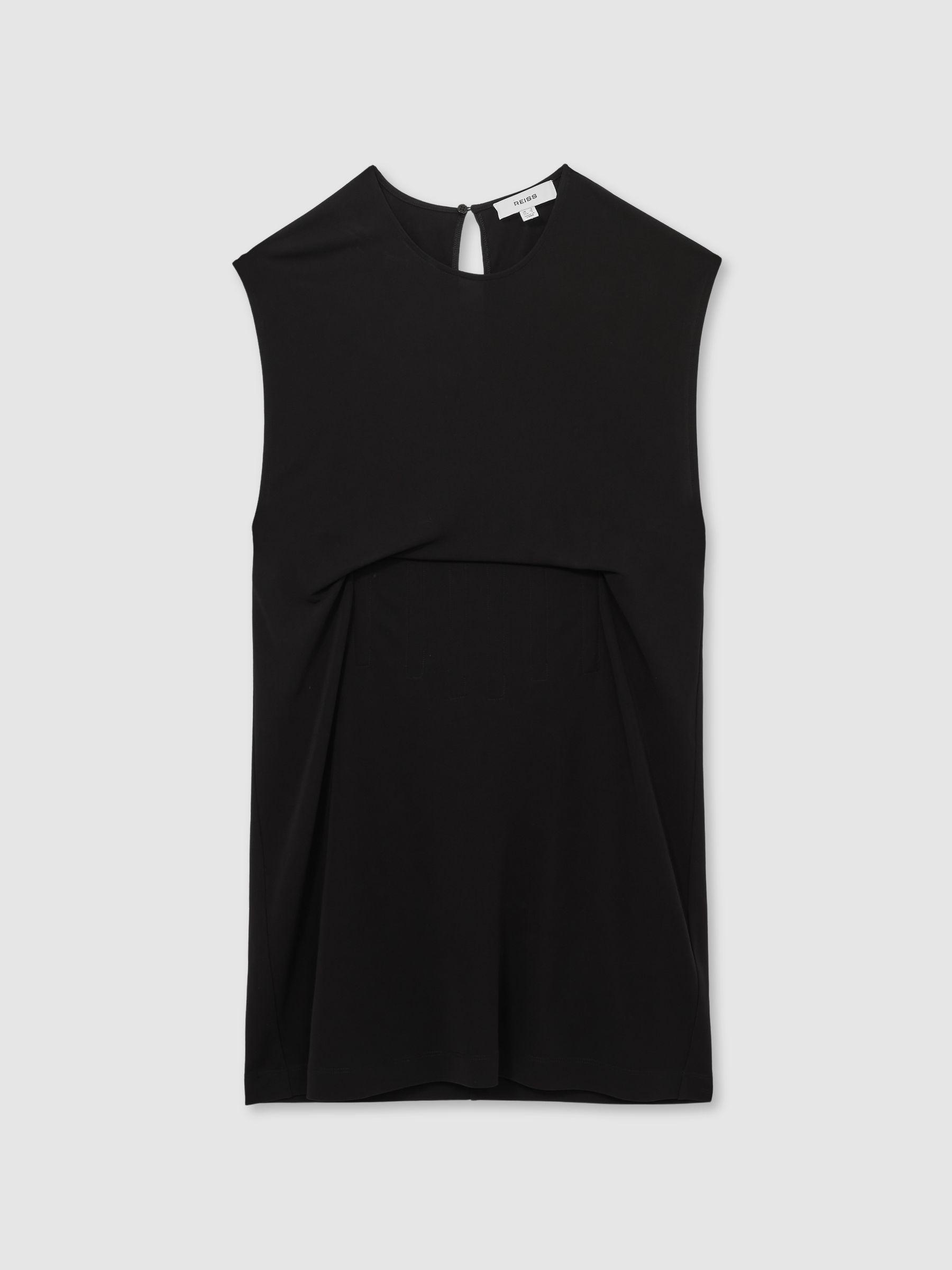 Corset Jersey Mini Dress in Black Product Image