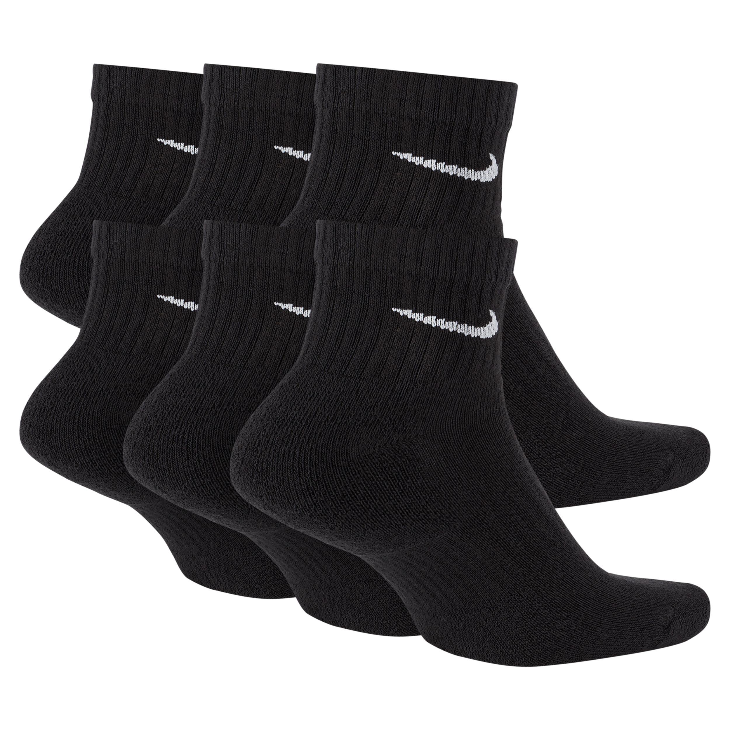 Nike Men's Everyday Cushioned Training Ankle Socks (6 Pairs) Product Image