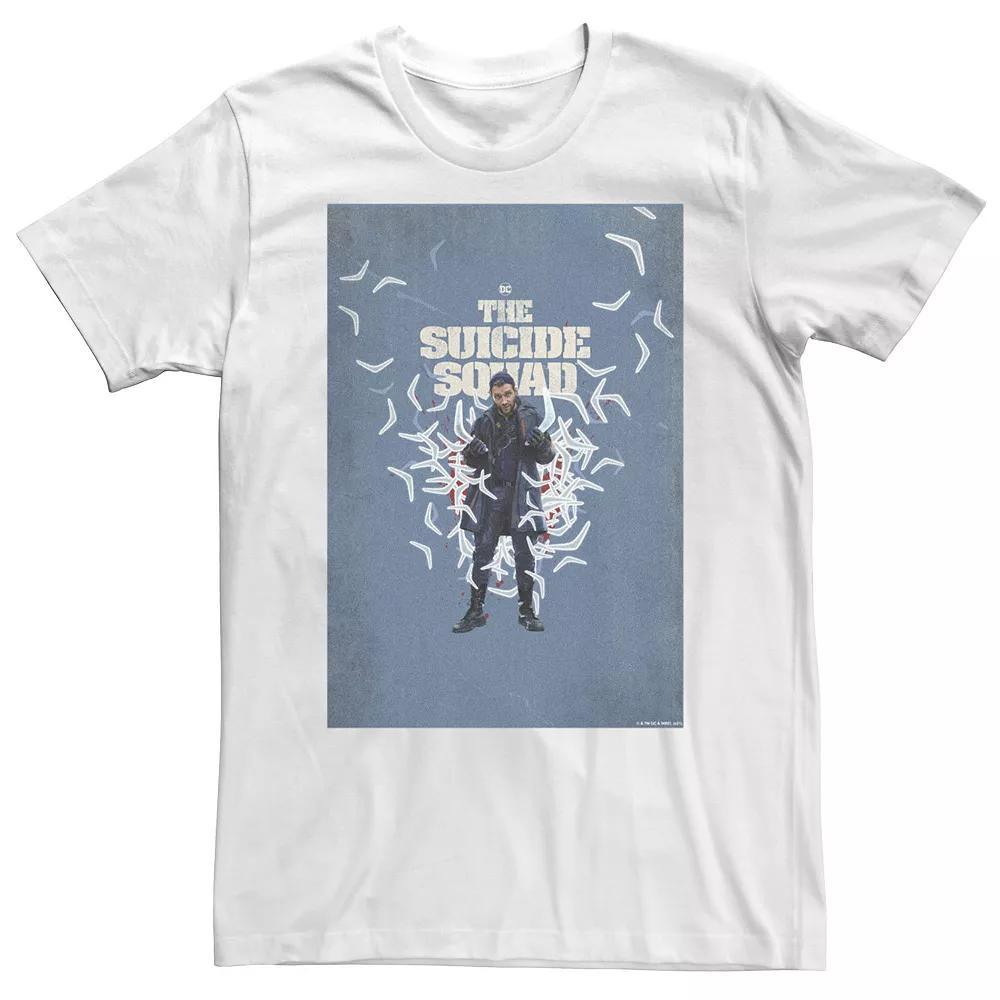 Big & Tall DC Comics The Suicide Squad Captain Boomerang Poster Tee, Men's, Size: 3XL Tall, White Product Image