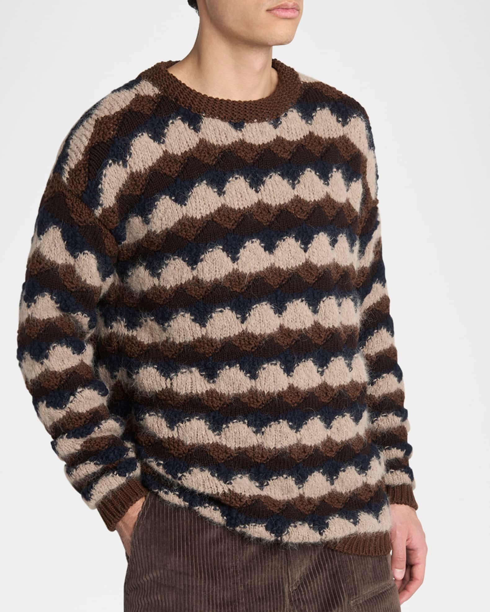 Men's Wool Patterned Sweater Product Image