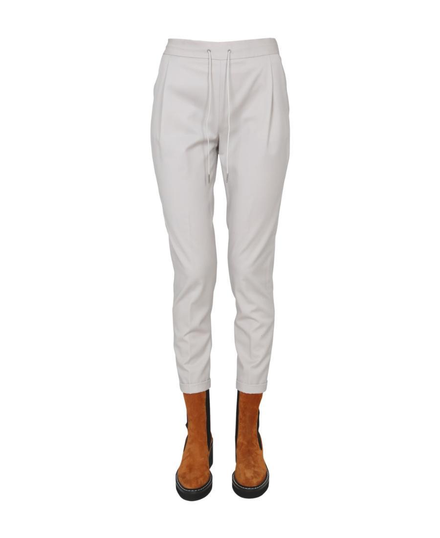 FABIANA FILIPPI Pants With Shiny Detail In Beige Product Image
