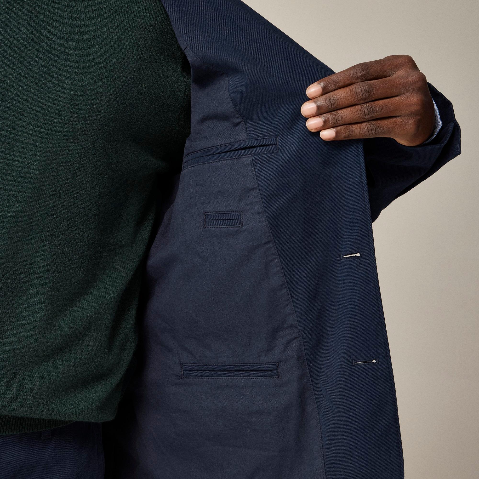 Kenmare Relaxed-fit suit jacket in Italian cotton blend Product Image