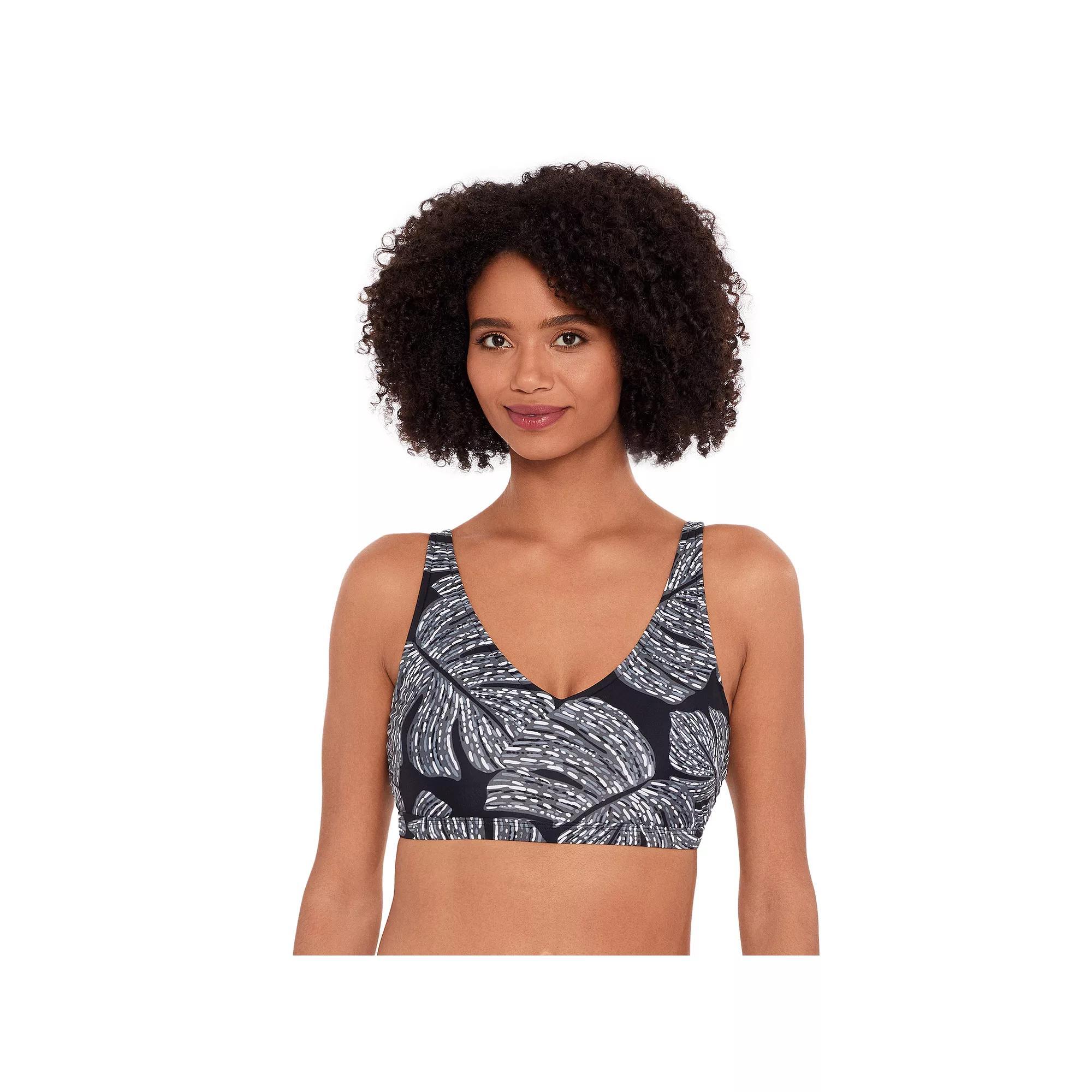 Womens Eco Beach V-Neck Hook Back Bikini Top Product Image
