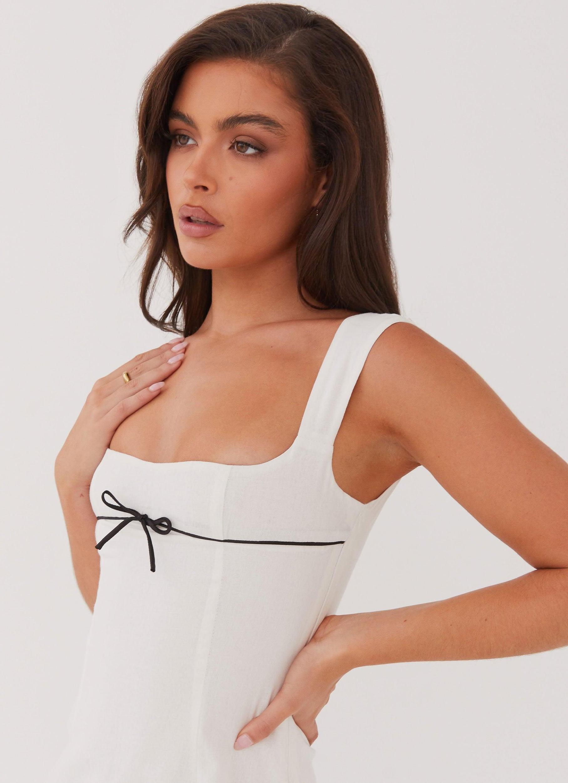 Cadence Mini Dress - White Product Image