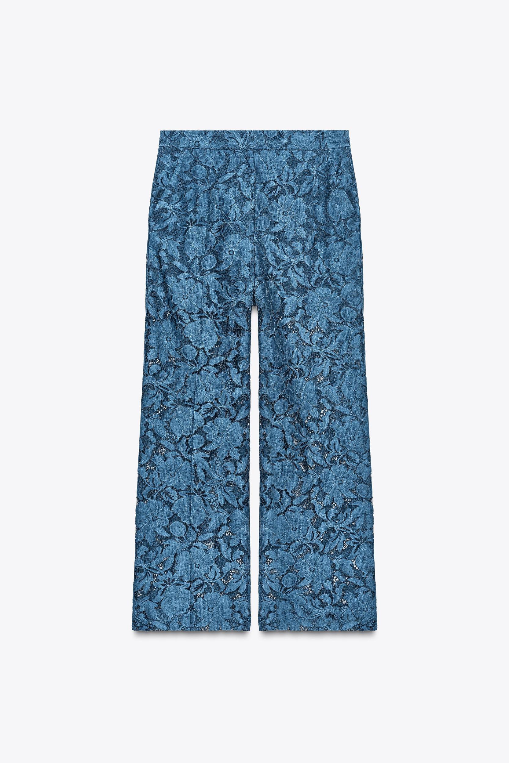 CROPPED LACE PANTS Product Image