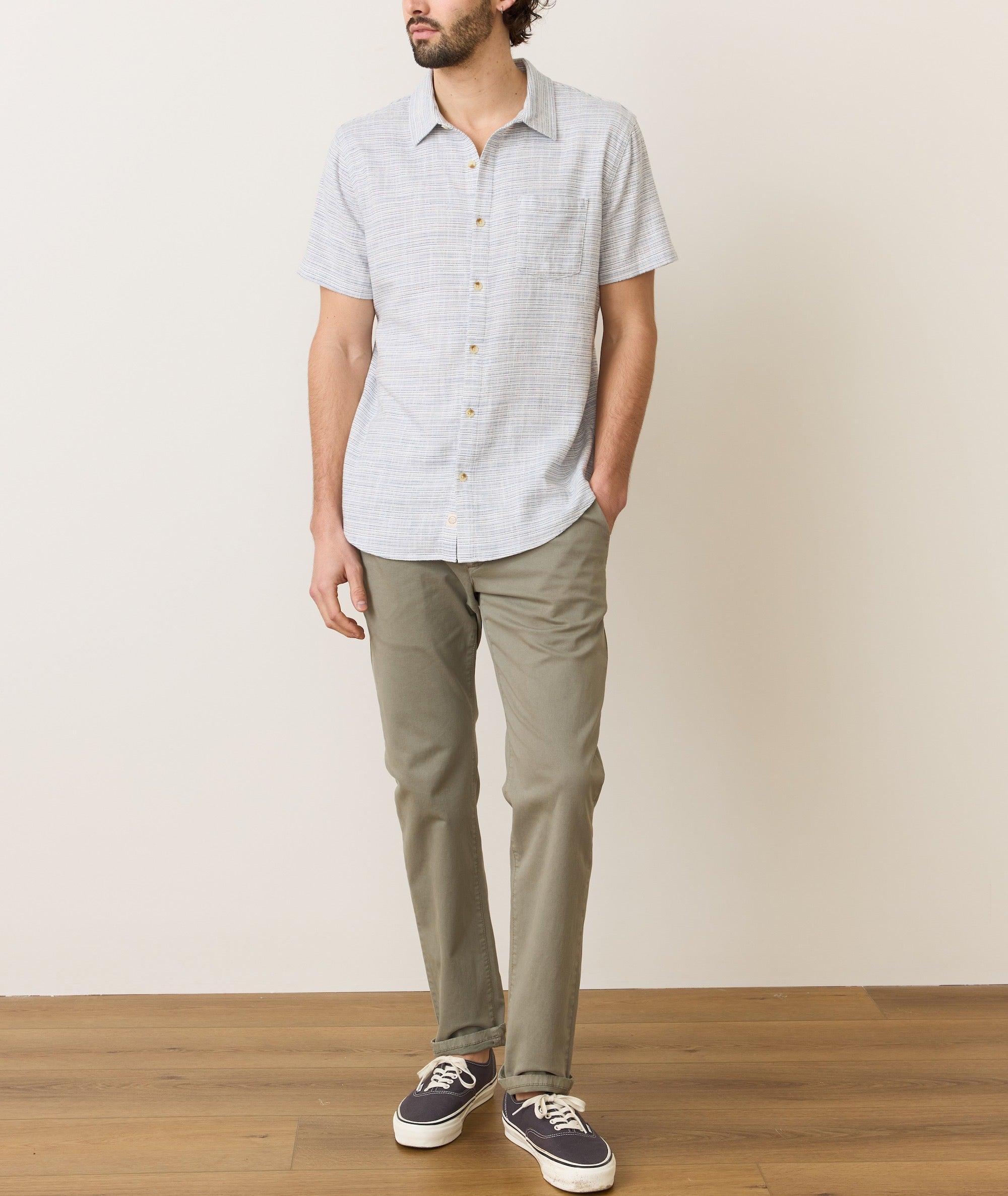Stretch Selvage Short Sleeve Shirt Product Image