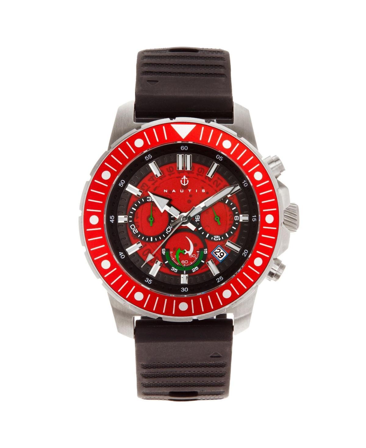 Nautis Men Caspian Rubber Watch 45mm - Navy Product Image
