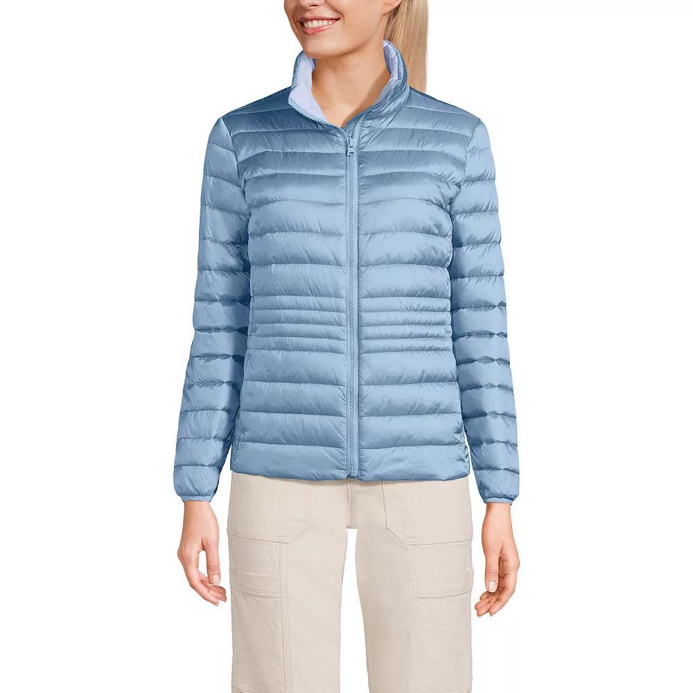 Women's Lands' End Wanderweight Midweight Down Jacket, Size: Small, Light Carob Product Image