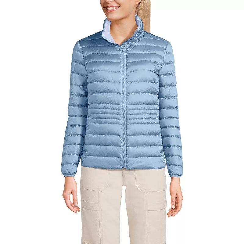 Women's Lands' End Wanderweight Midweight Down Jacket, Size: Small, Light Carob Product Image