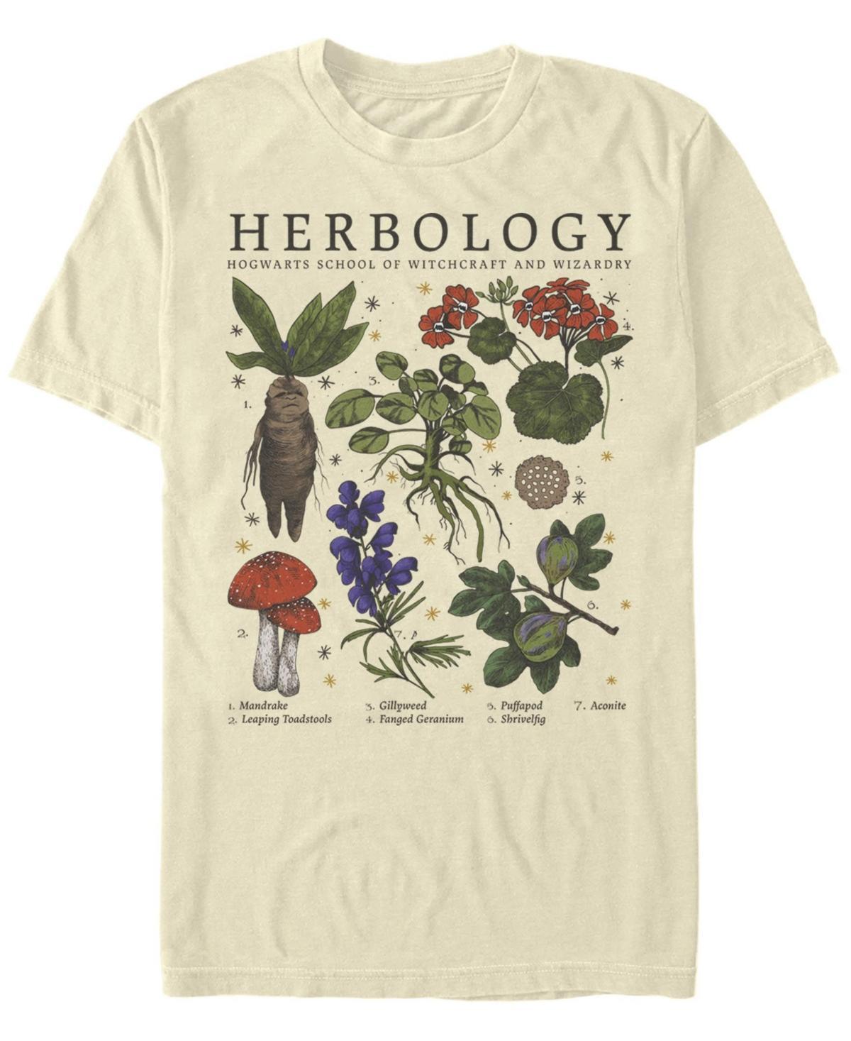 Men's Harry Potter Herbology Plants Tee, Size: Medium, White Product Image