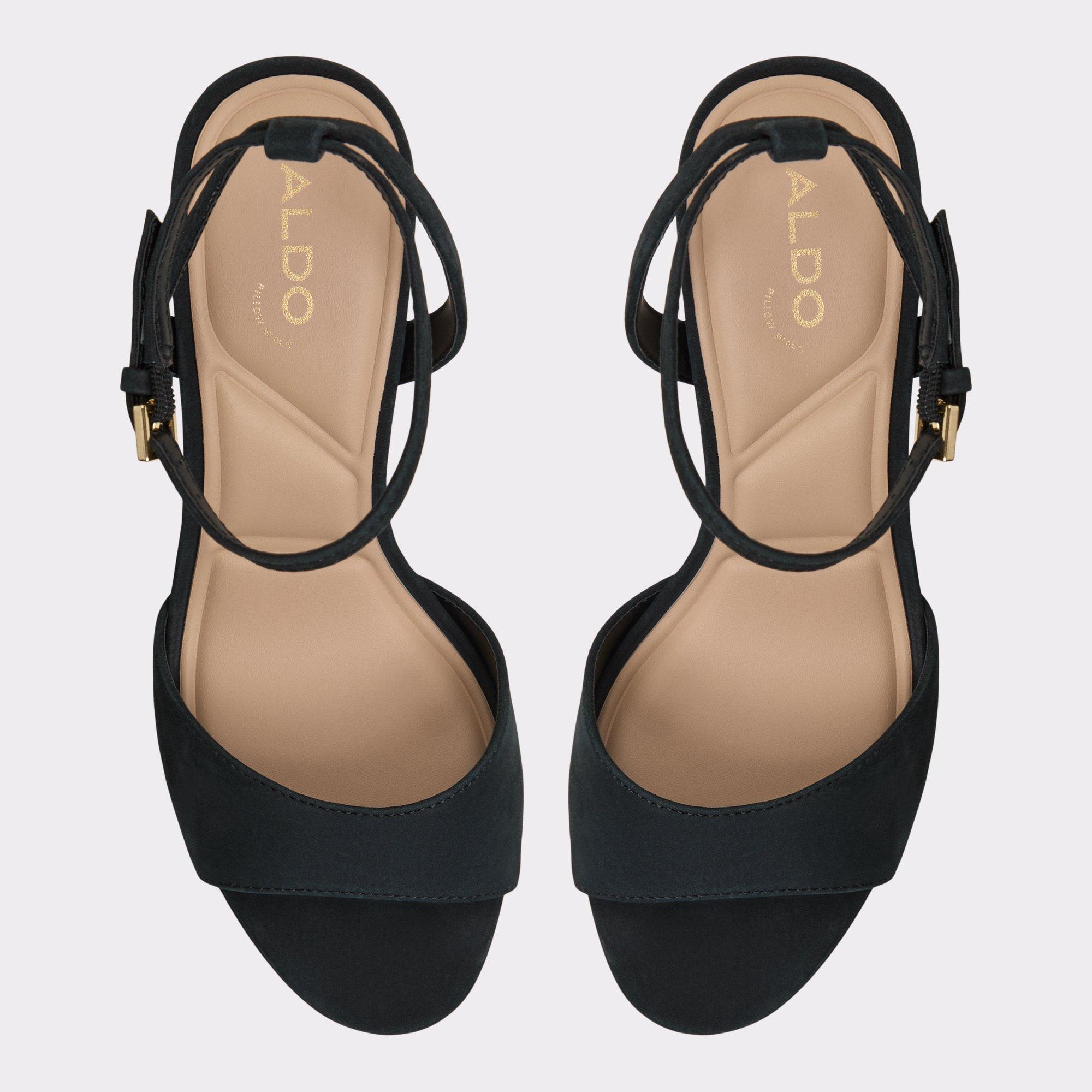 ALDO Gracious - Women's Block Heel - Black, Size 7.5 Product Image