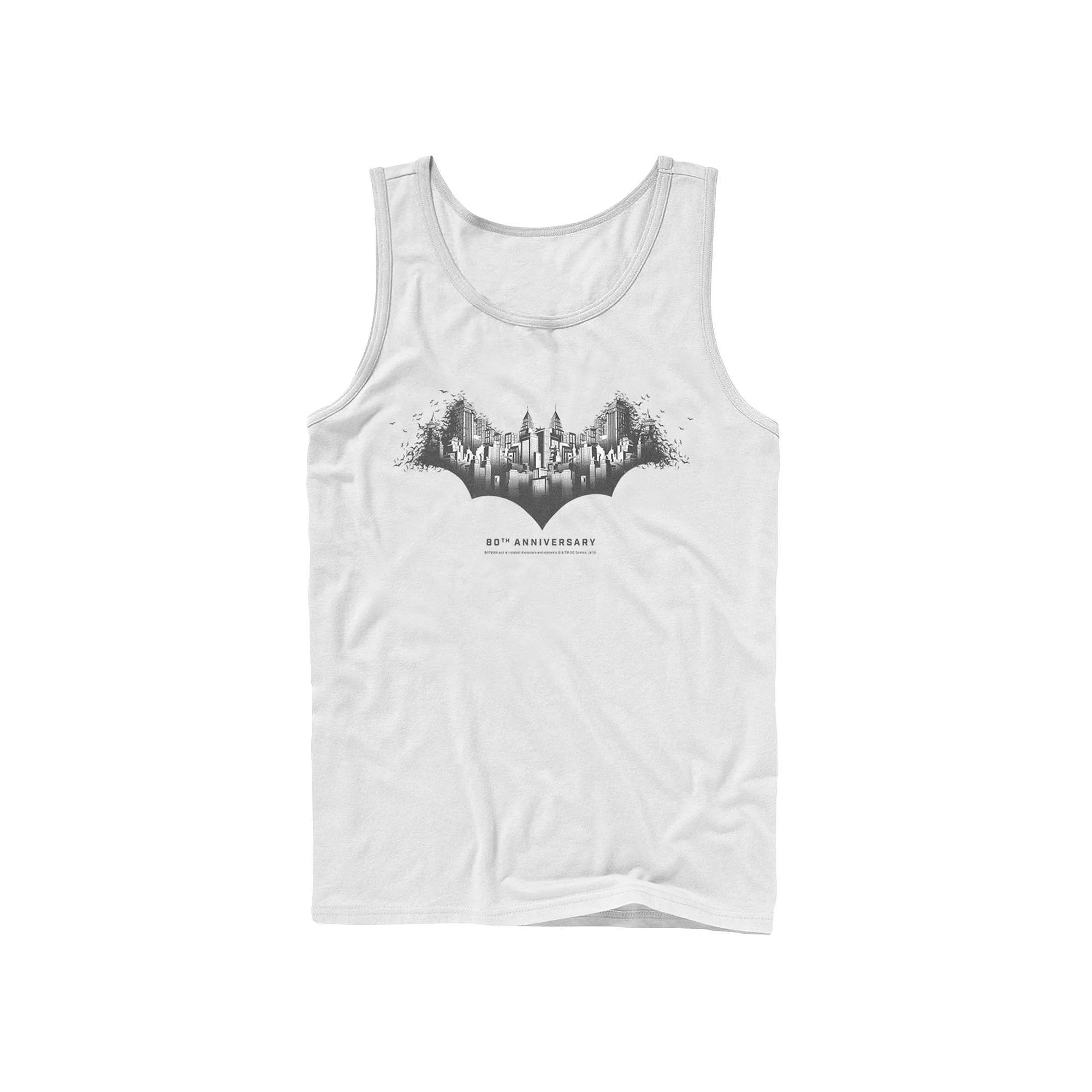Mens DC Comics Batman Skyline Logo Tank Top Product Image