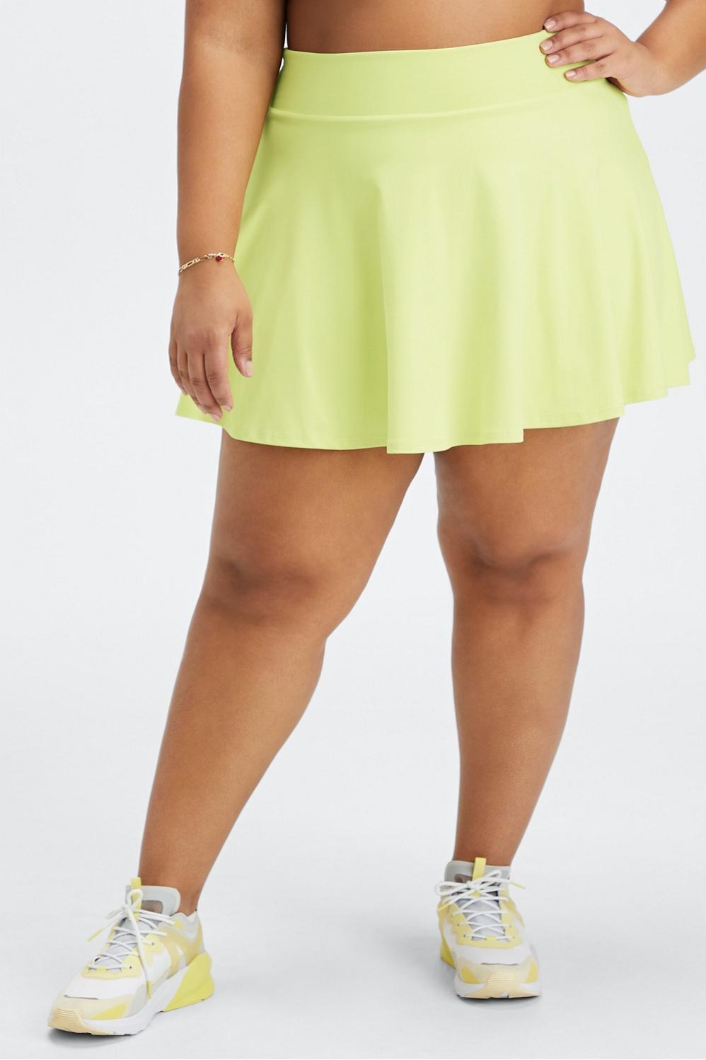 Fabletics Flounce Skirt Womens yellow plus Size 4X Product Image