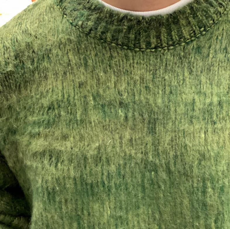 RT No. 5282 MOHAIR WOOLEN KNITTED SWEATER Product Image