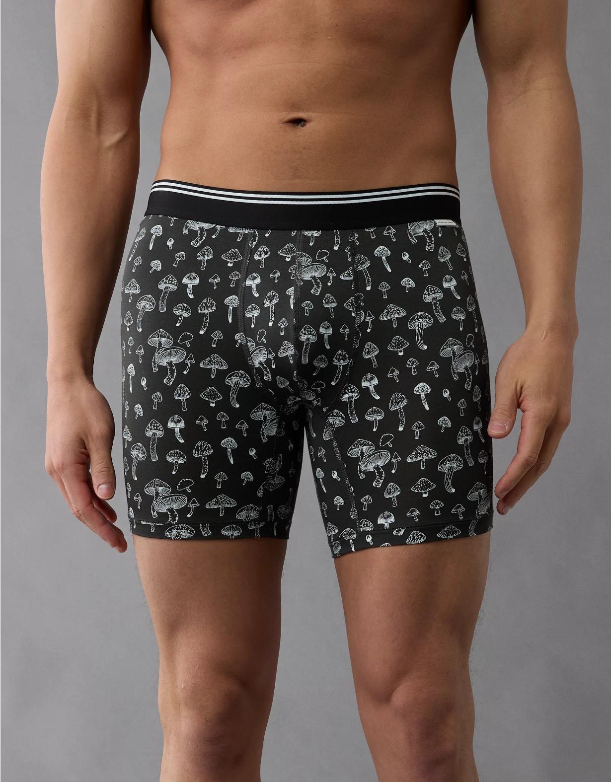 AEO Men's Snoopy Tent 6" Ultra Soft Boxer Brief Product Image