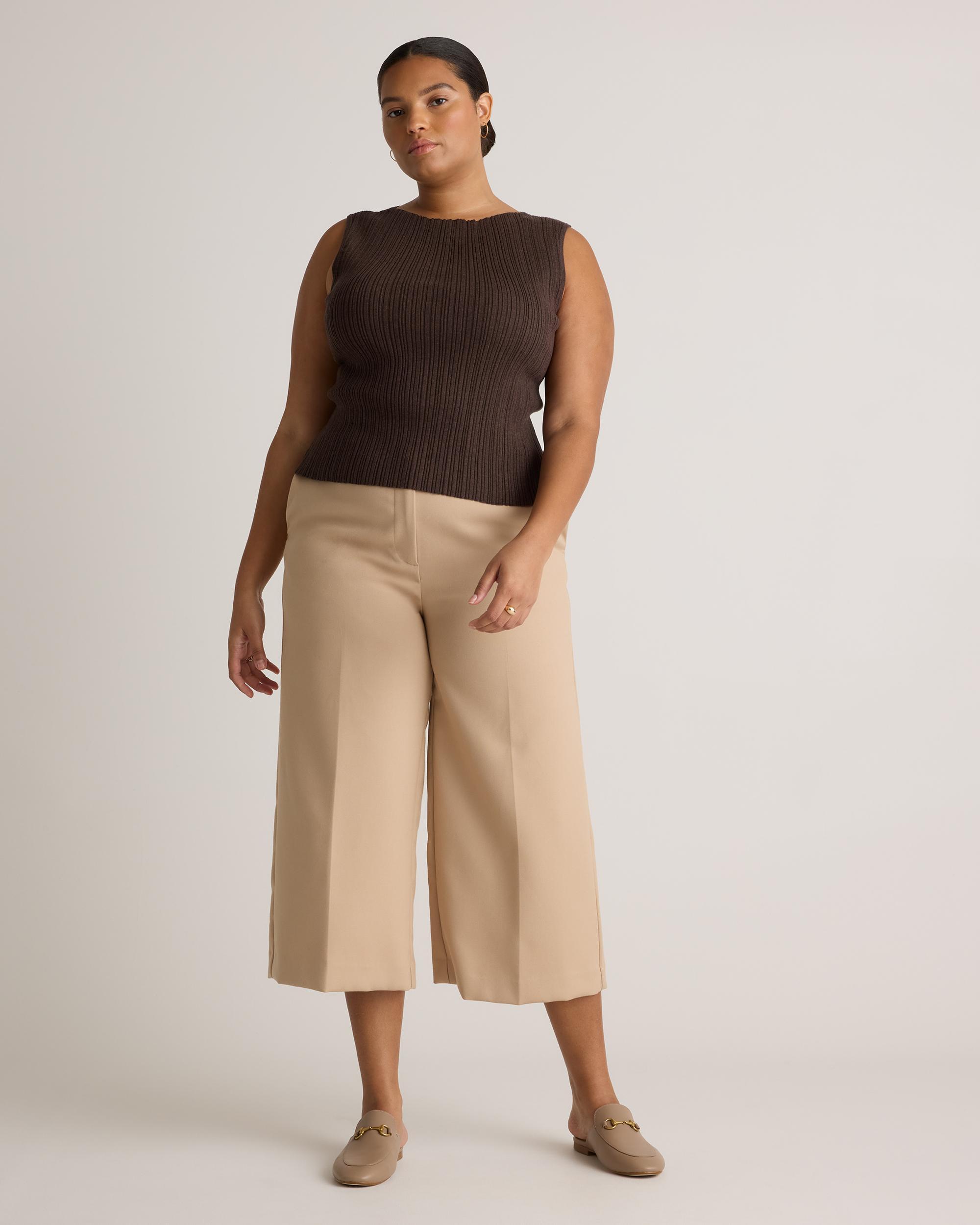 Quince | Women's Cotton Cashmere Ribbed Tank Top Product Image