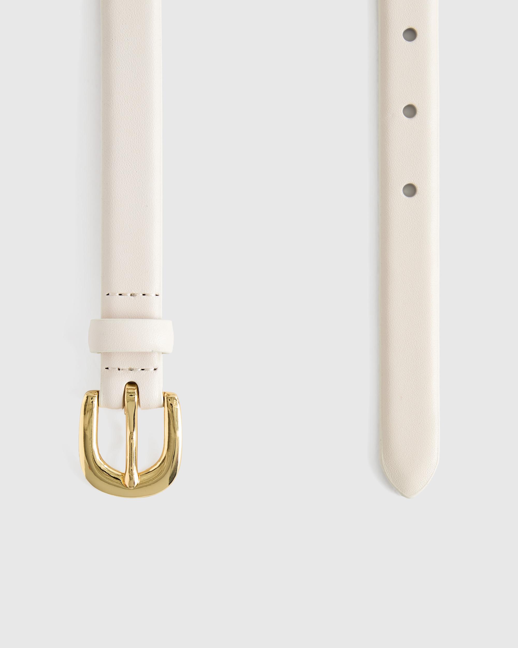 Quince | Women's Sofia European Leather Skinny Belt Product Image