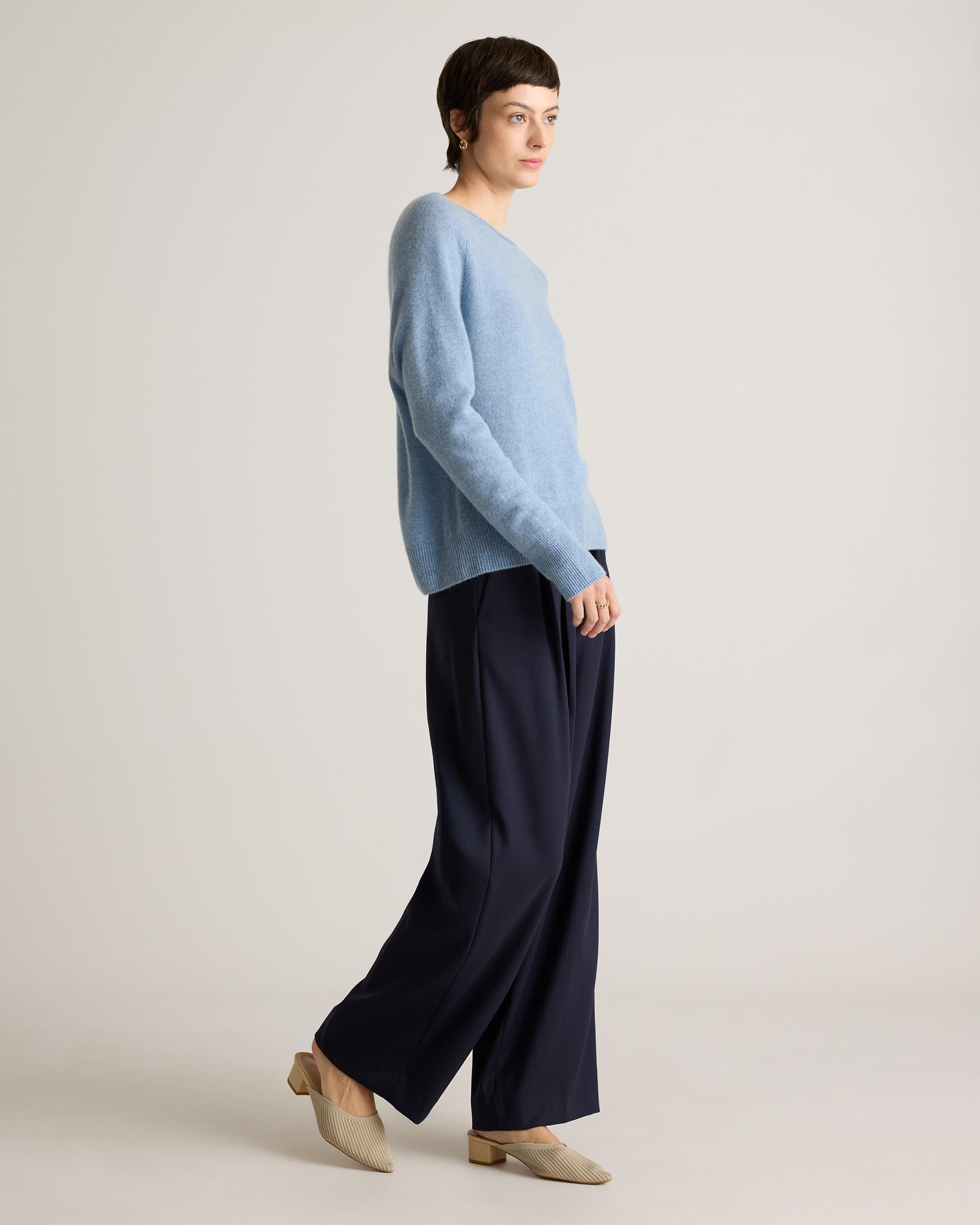 Quince | Women's Mongolian Cashmere Boatneck Sweater Product Image