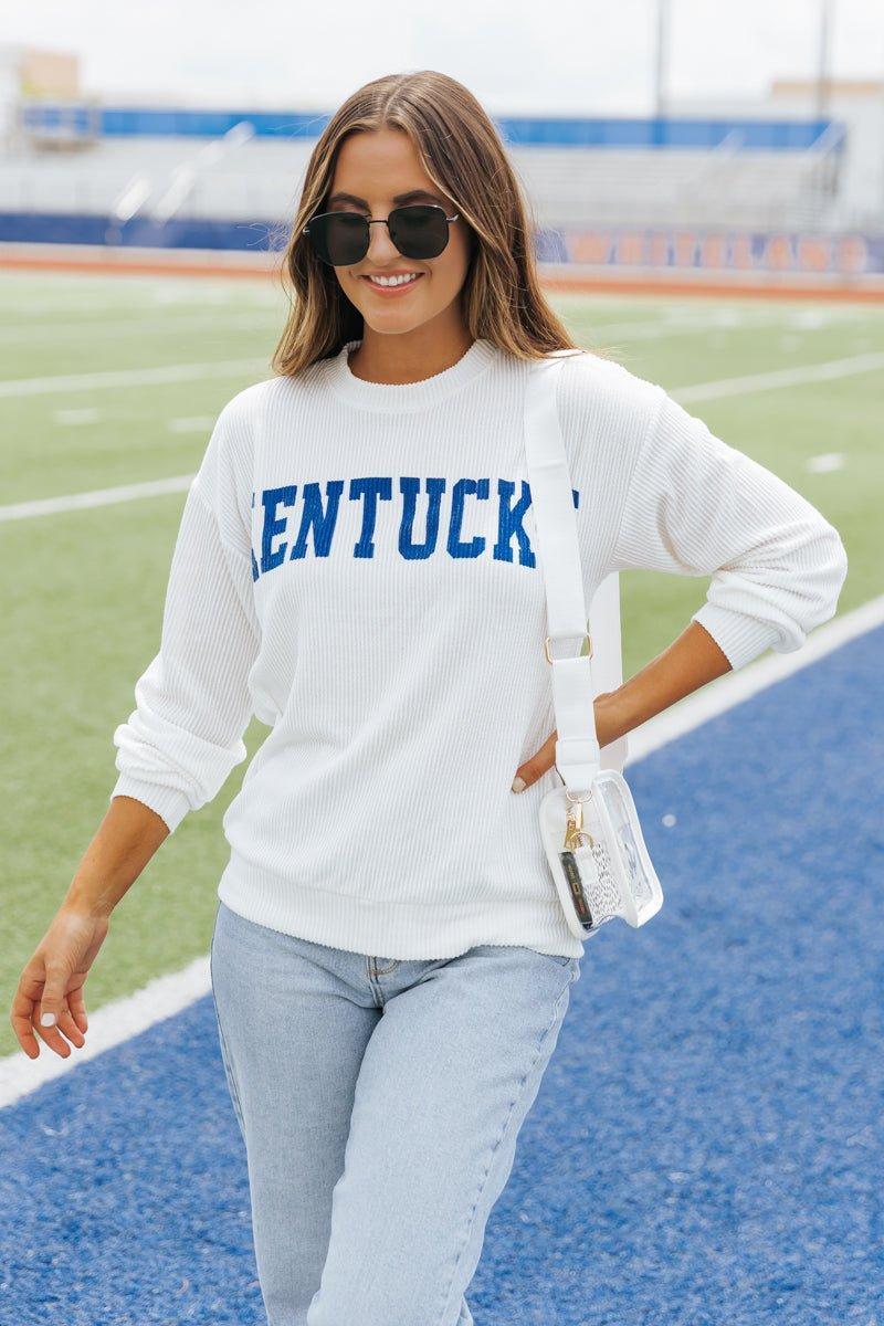 Kentucky Ribbed Pullover Sweatshirt - FINAL SALE Product Image