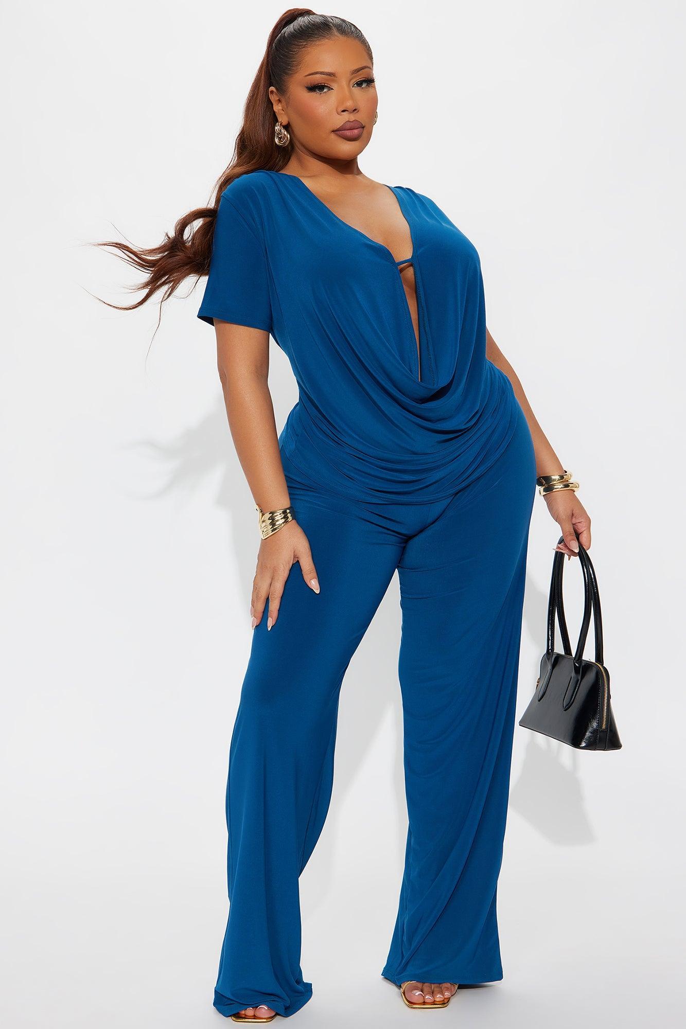 La Rosalinda Pant Set - Teal Product Image