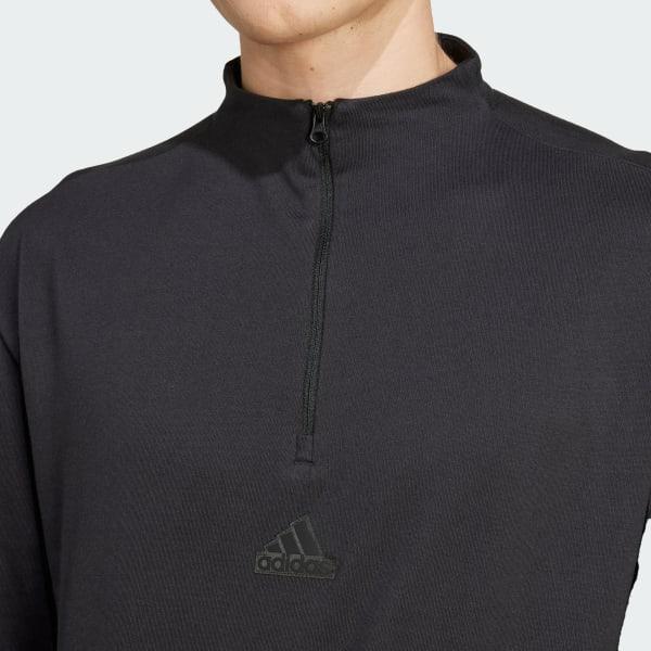adiClub Long Sleeve Zip Jersey Product Image