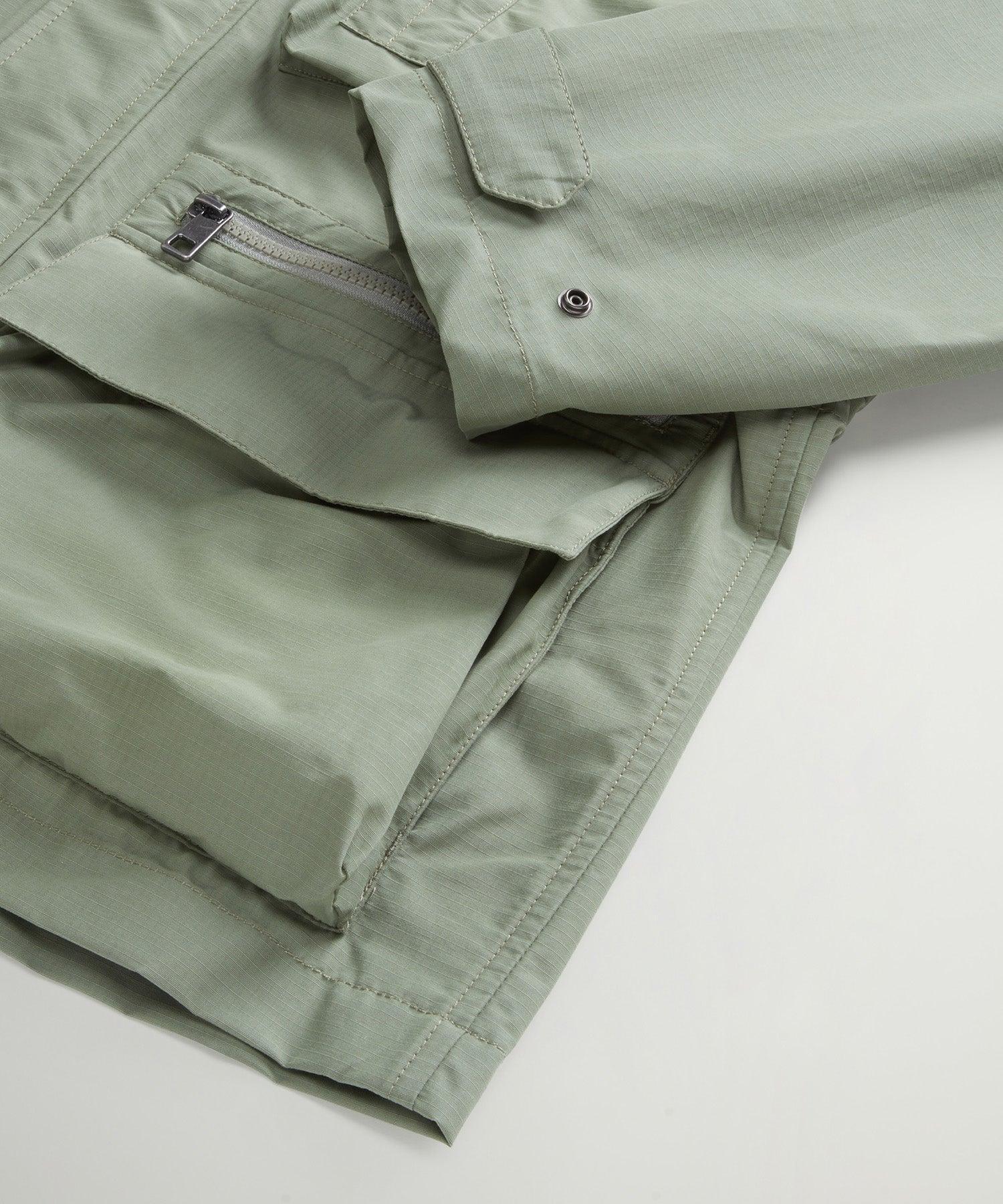 Todd Snyder x Woolrich Fishing Jacket in Sage Product Image