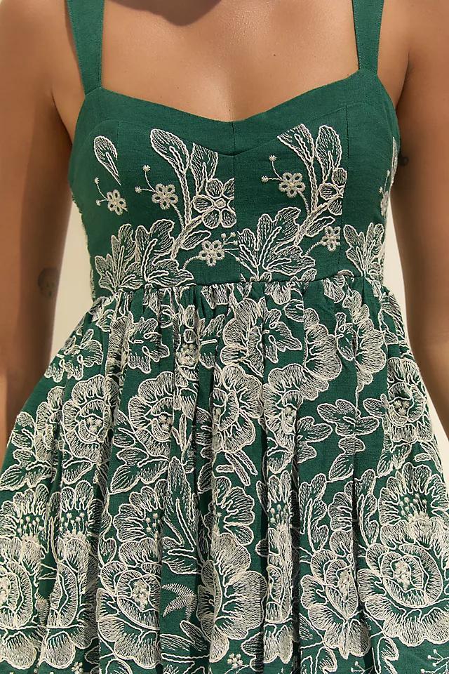 Maaji Stitched Garden Linen Mini Dress Product Image