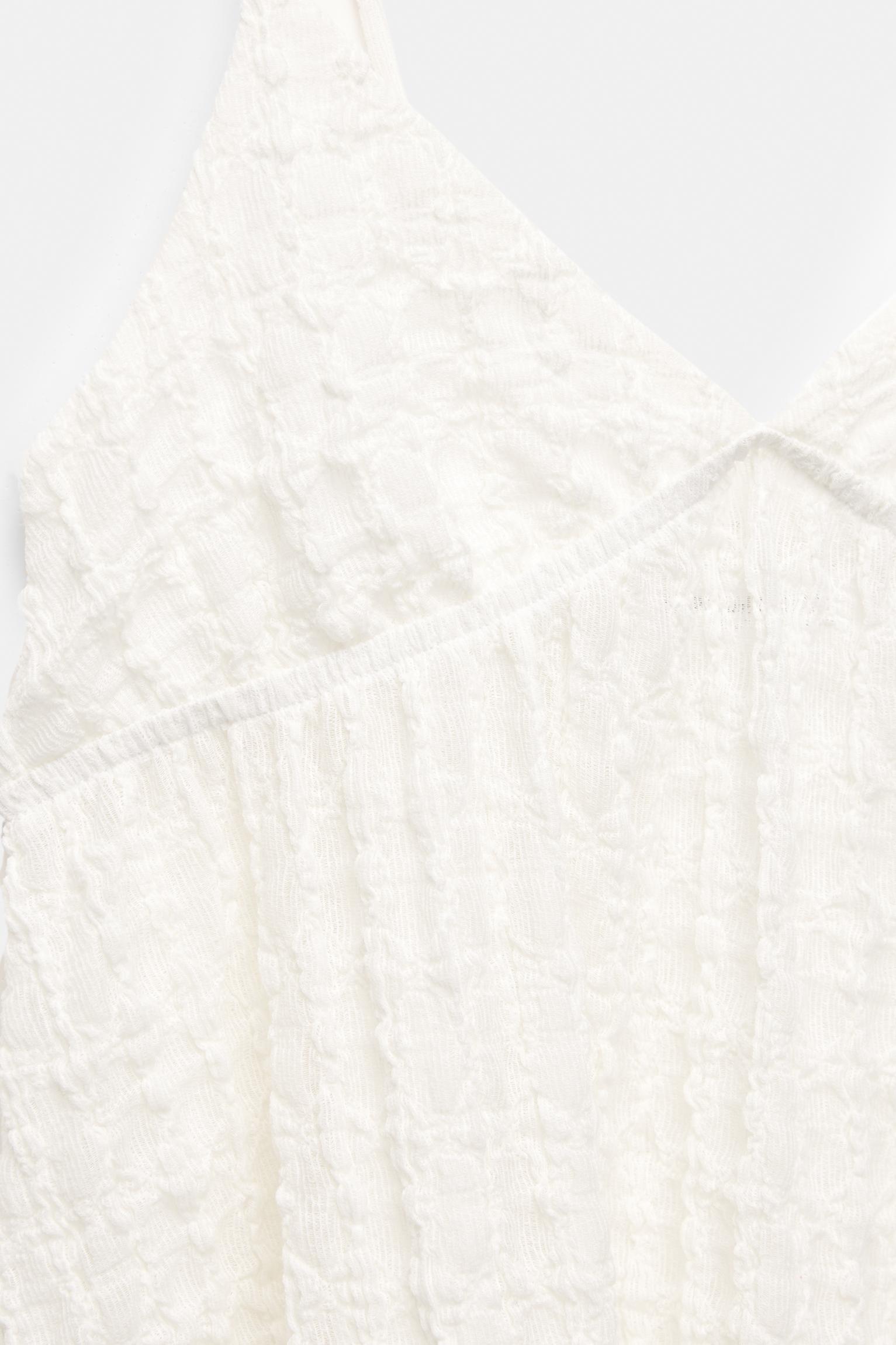 Textured strappy top Product Image