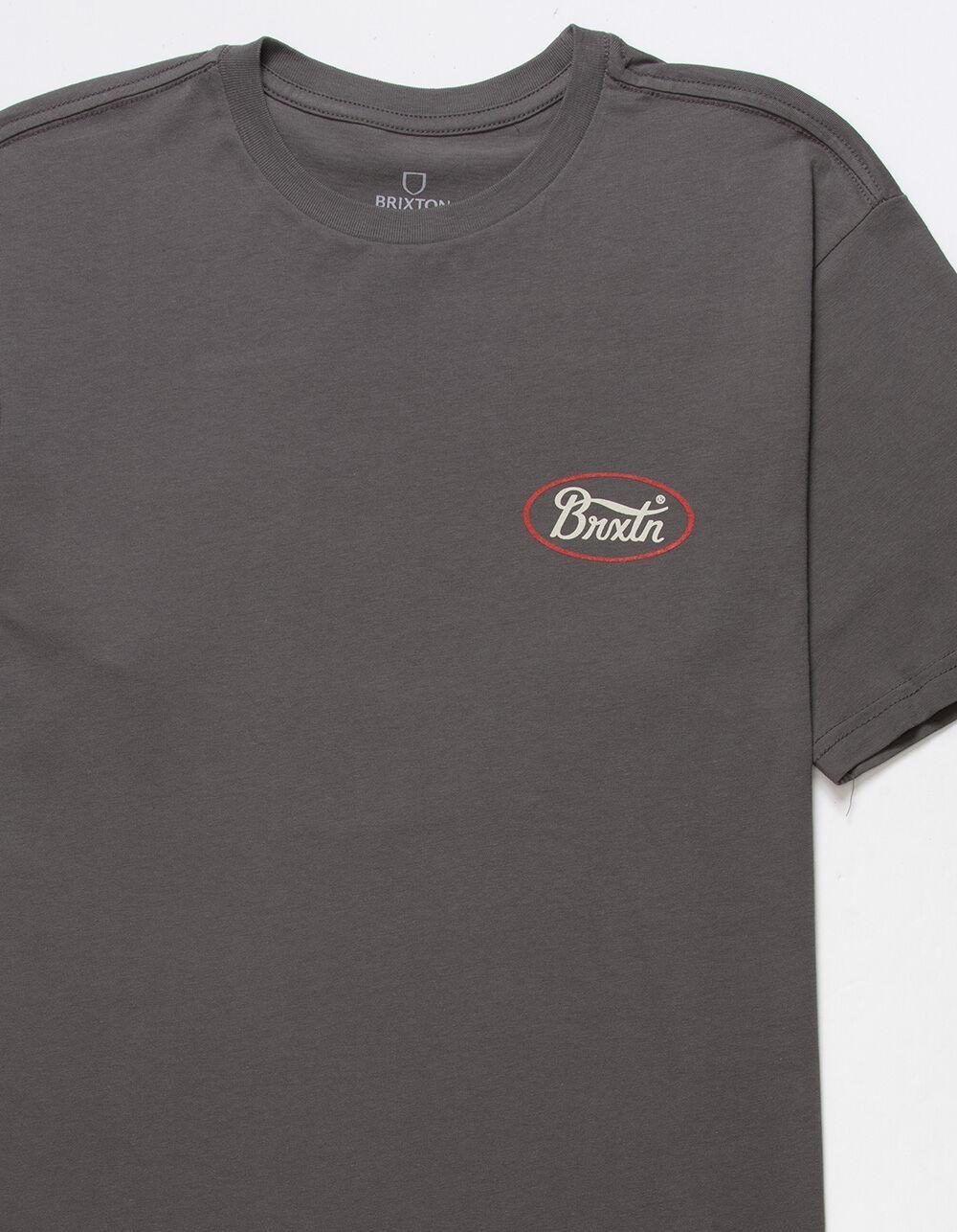BRIXTON Parsons Mens Tee - CHARCOAL Product Image