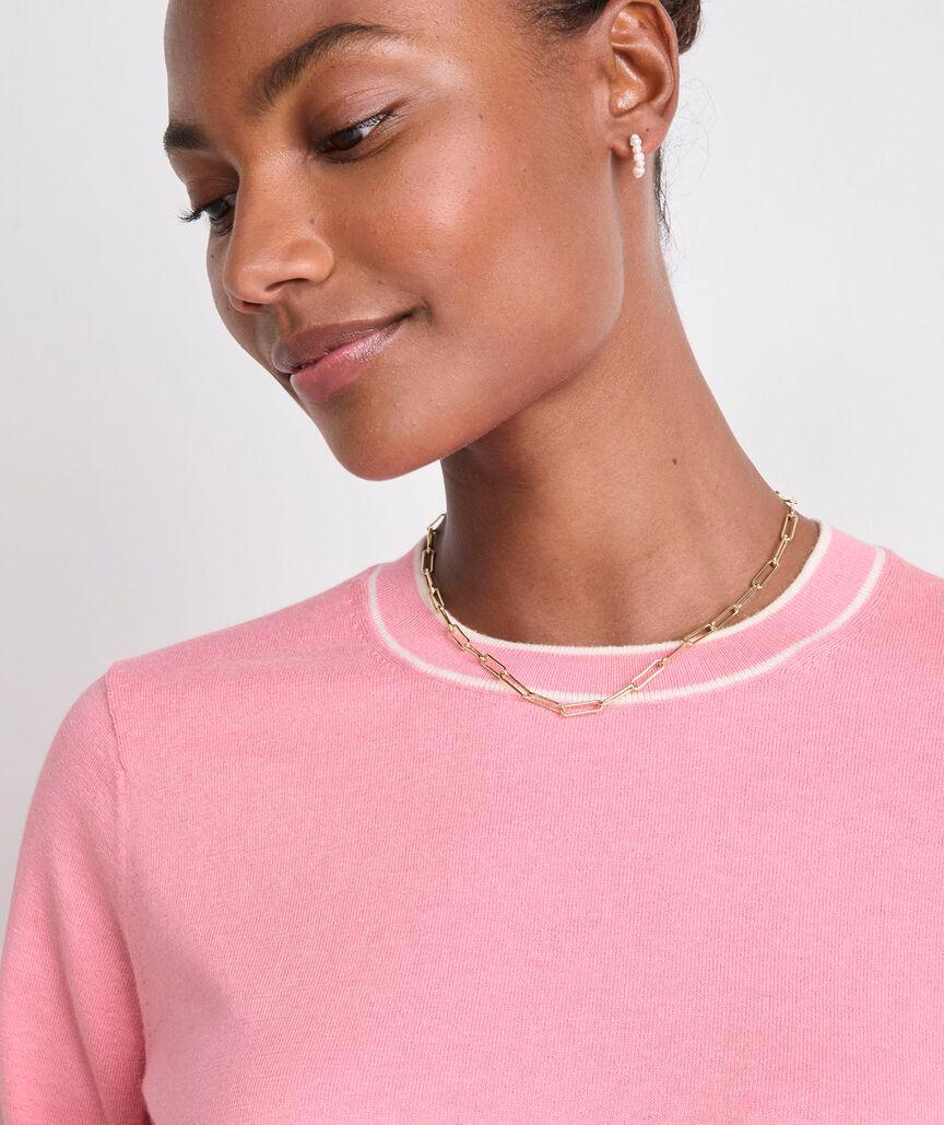 Cotton Cashmere Heritage Crewneck Sweater Product Image