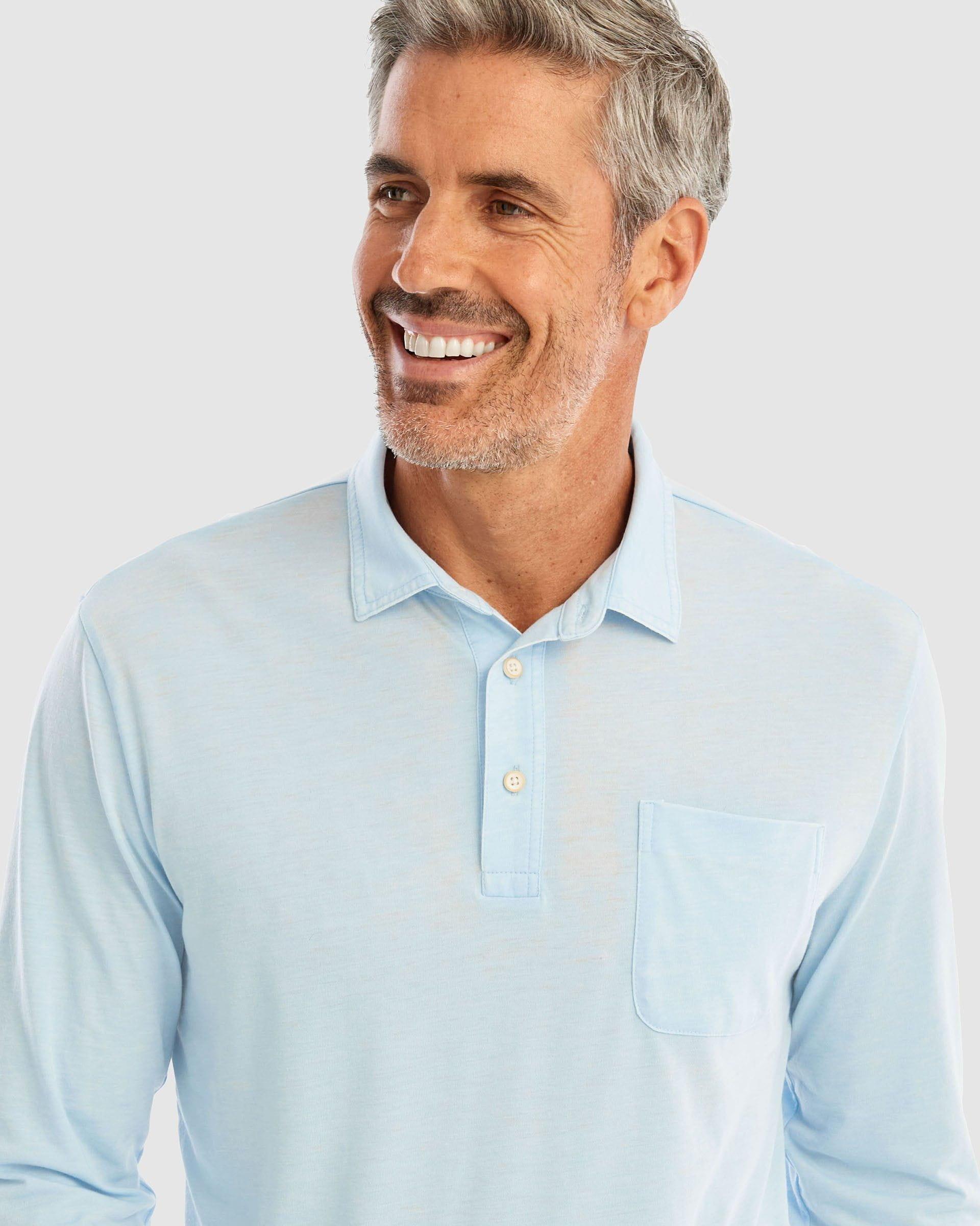 johnnie-O Clay Long Sleeve Polo Product Image