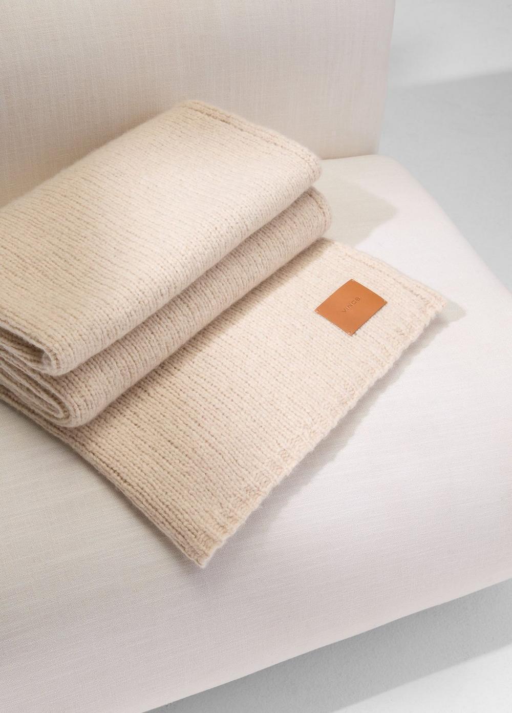 Cashmere-Silk Jersey Throw Product Image
