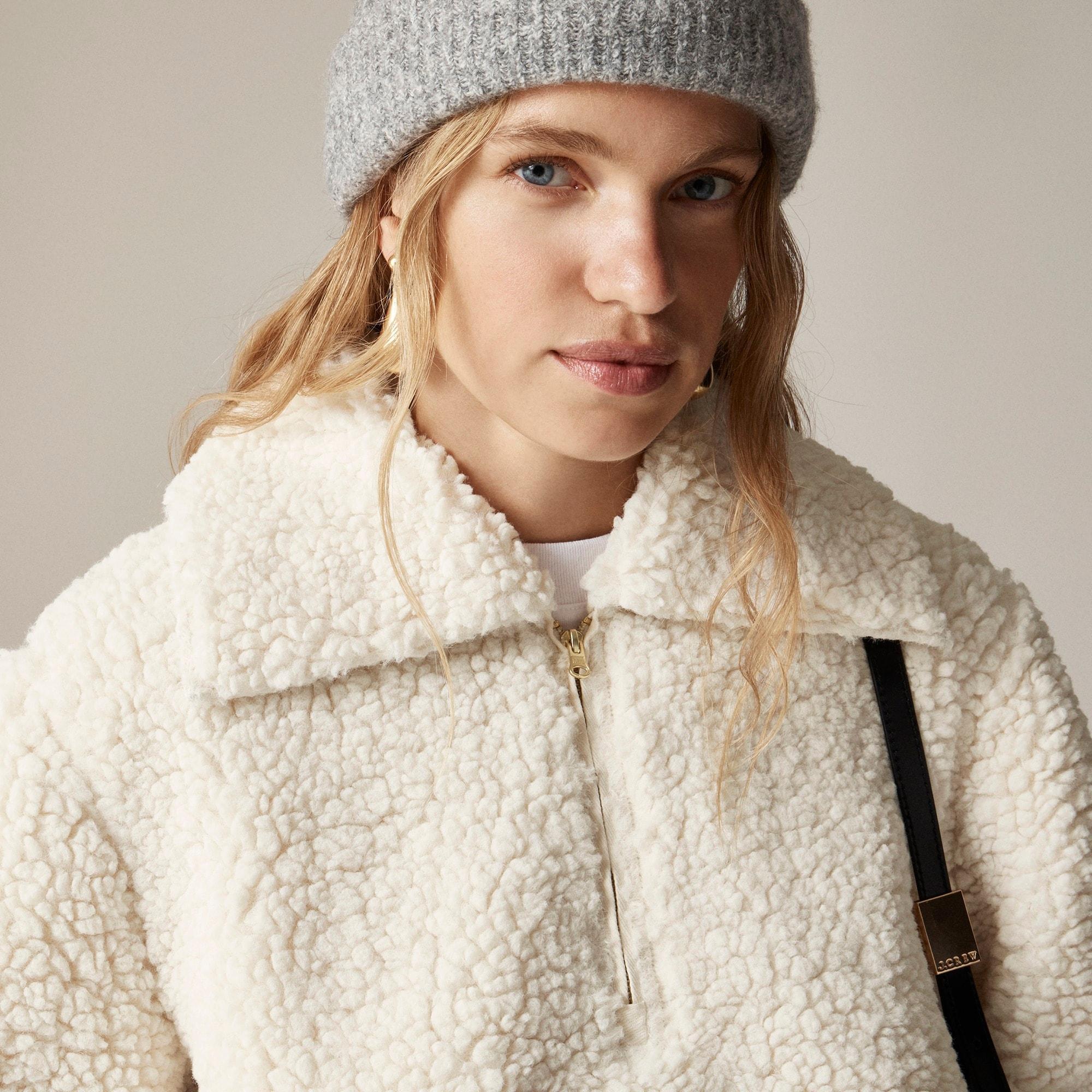 Sherpa half-zip fleece pullover Product Image