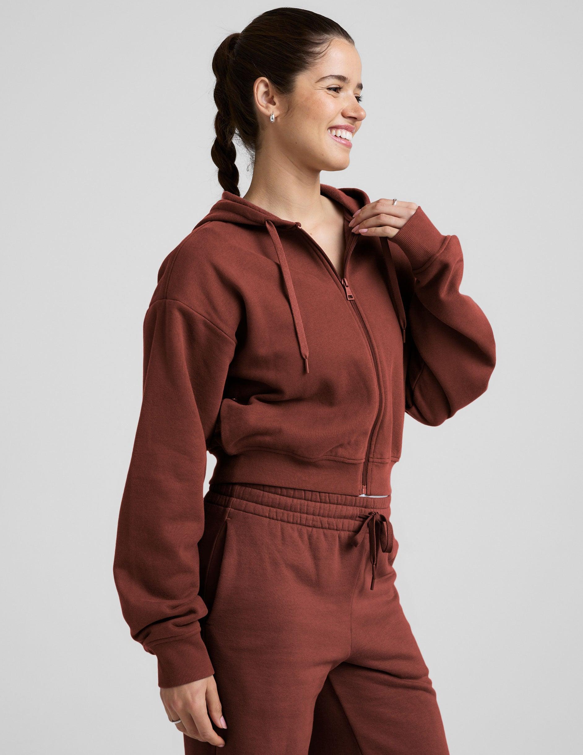 LuxeFleece Zip Up Hoodie Product Image