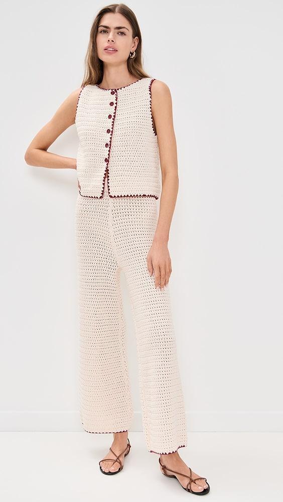 VRG GRL Stella Crochet Vest | Shopbop Product Image