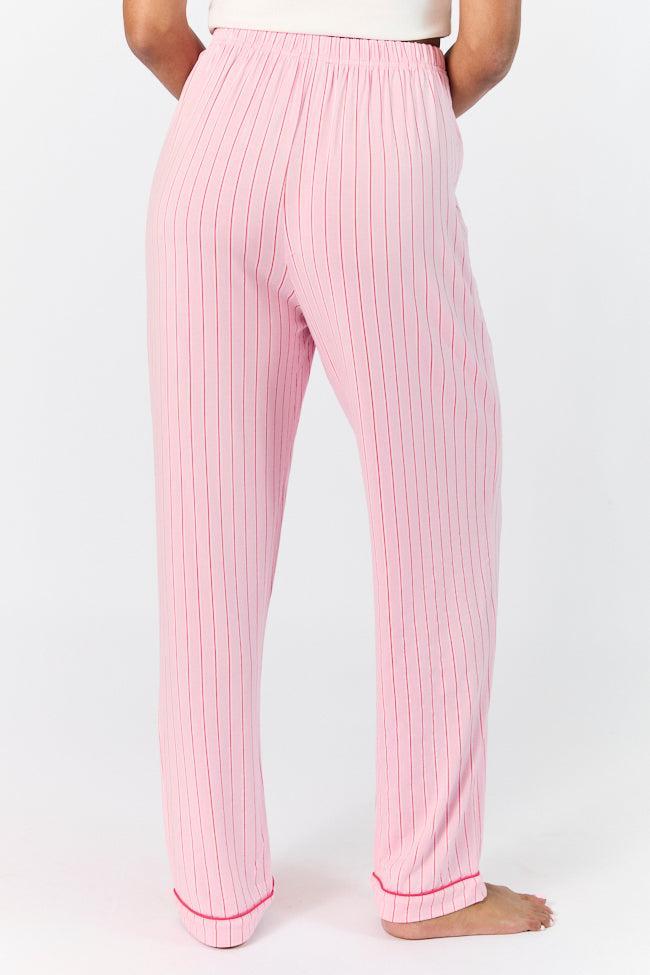 Good To Get Away Pink and Red Stripe Pants Product Image