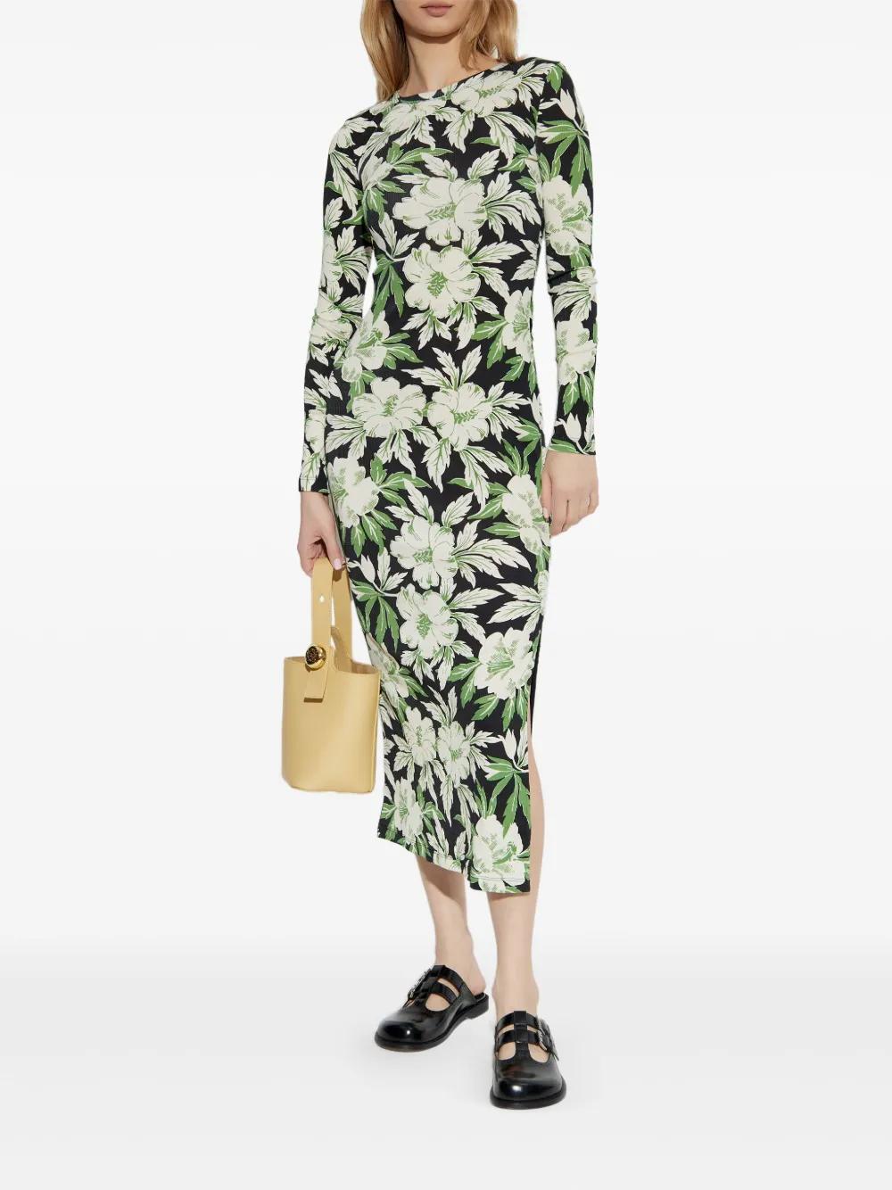 silk-blend dress Product Image