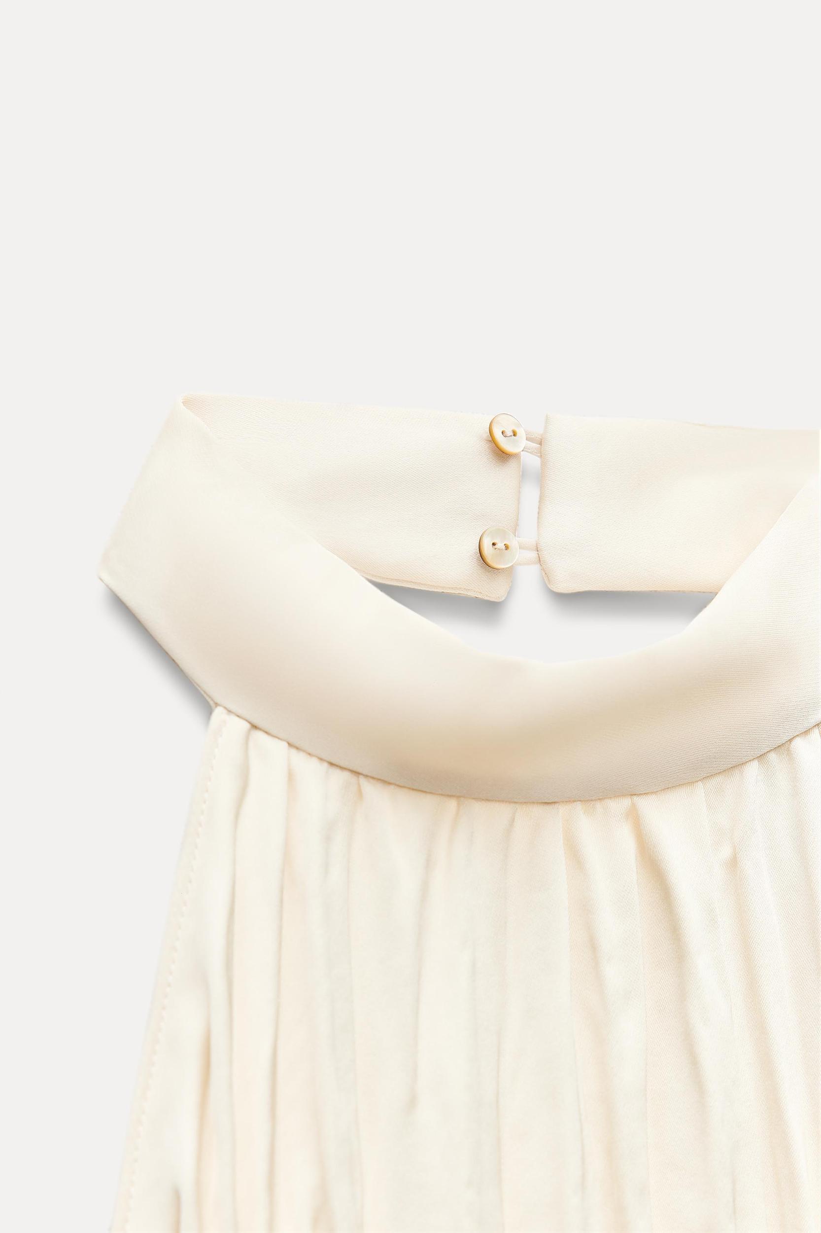 LONG PLEATED DRESS Product Image
