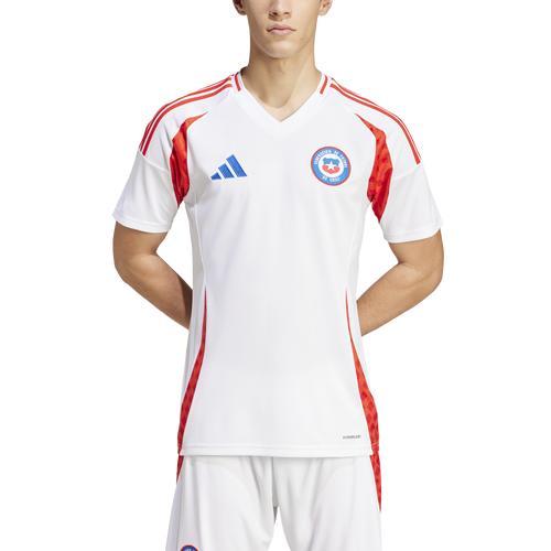 Adidas Mens White Chile National Team 2024 Away Replica Jersey - White Product Image