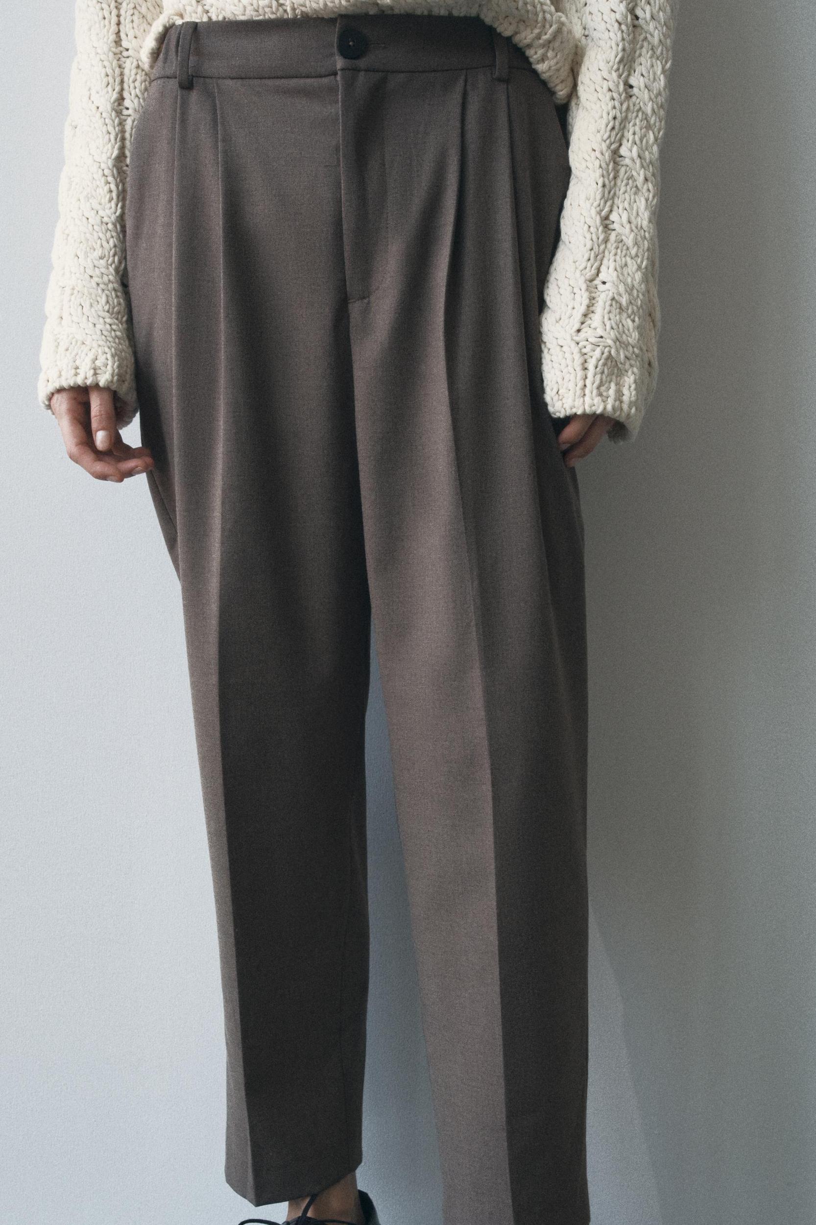 ANKLE PANTS WITH DARTS ZW COLLECTION Product Image