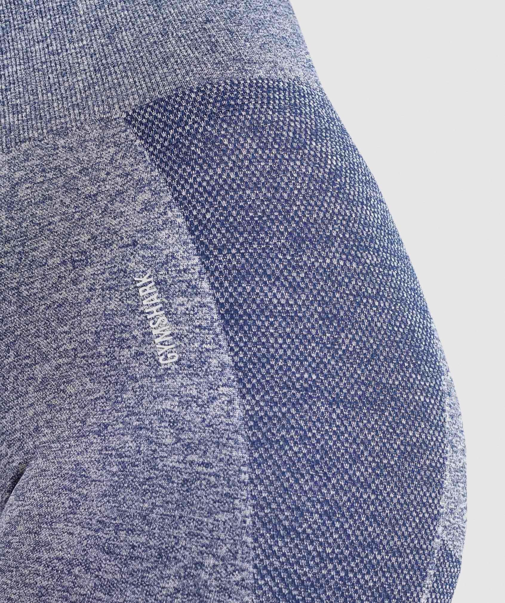 Gymshark Flex High Waisted Leggings - Navy Marl/Light Grey Female Product Image