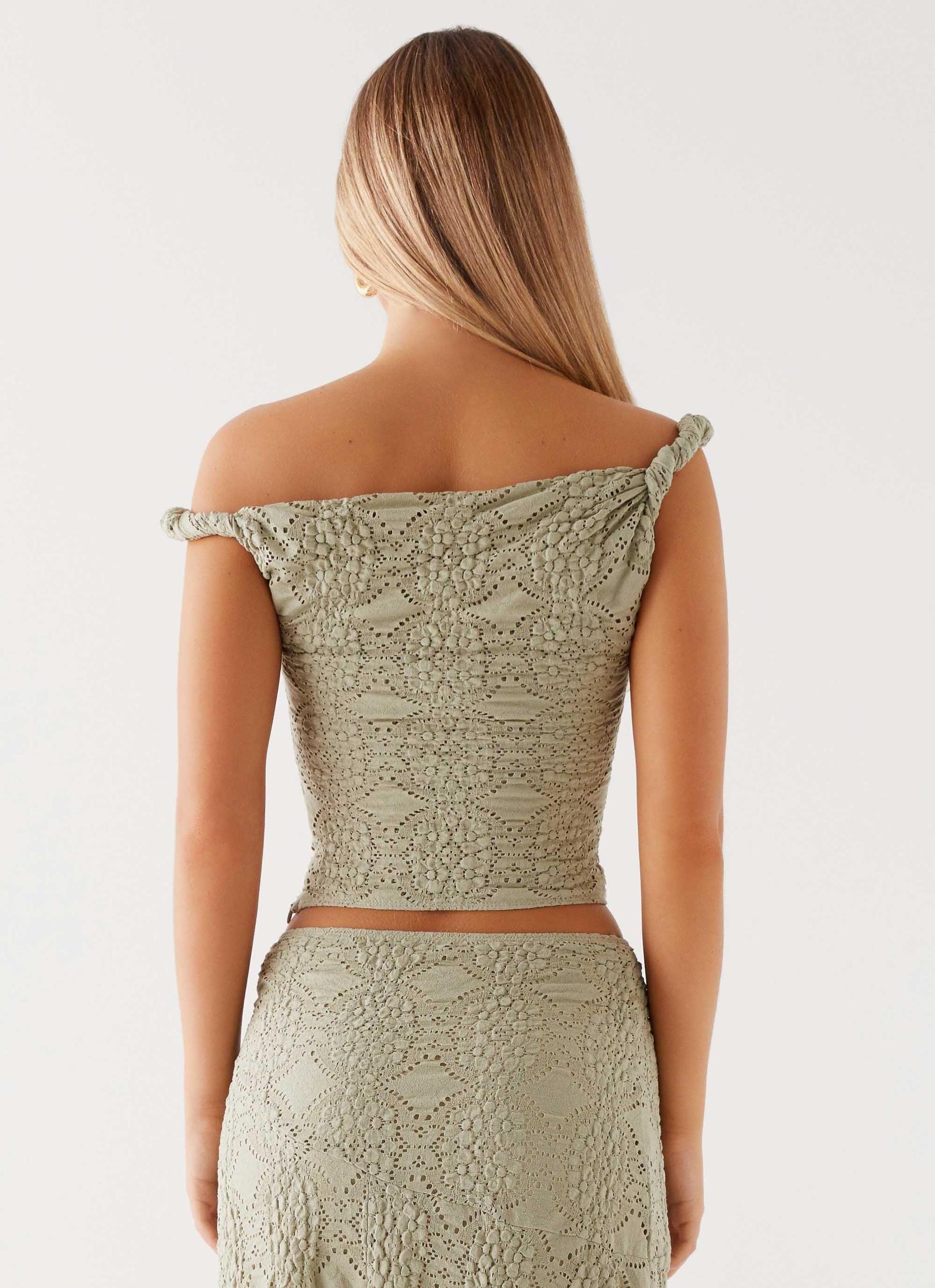 Diamond Sky Top - Sage Product Image