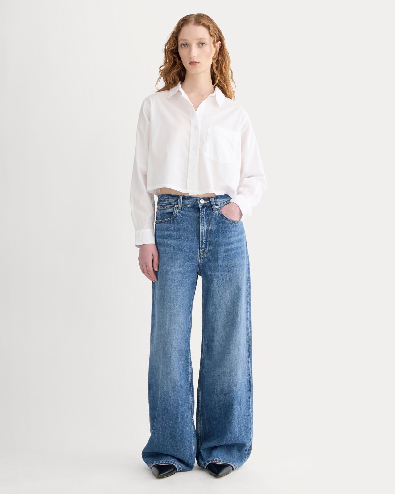 The Way-Short Shirt in Silky Cotton Product Image